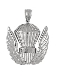 Clevereves 14K White Gold Pendant Military Inspired 13.4 - Gram(s)