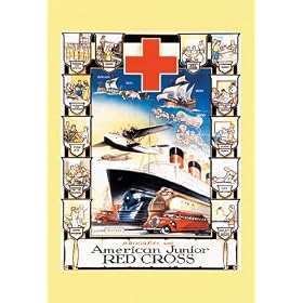 Progress with American Junior Red Cross 28x42 Giclee on Canvas