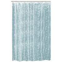 Maytex Mills Fun Bubbles PEVA Vinyl Shower Curtain, Aqua