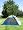 Self expanded screen tent