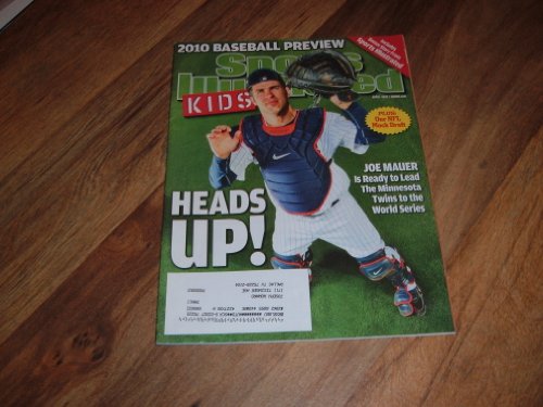 Joe Mauer, Minnesota Twins Ace Catcher, Sports Illustrated For Kids magazine, April 2010 issue.