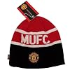 MANCHESTER UNITED SOCCER REVERSIBLE BEANIE KNIT HAT CAP