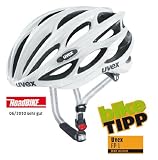 UVEX fp 1 Imitation Carbone/Blanc Casque Route