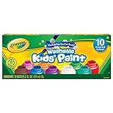 Crayola Washable Kids Paint set of 10 Bottles (2 fl oz/59mL)