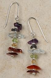 Chakra Earrings - Gemstone
