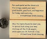 2 Pc. Irish Blessings Rubber Stamp Set - Wood Mounted