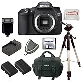 Canon EOS 7D Digital SLR Camera Body + Complete Accessory Starter Package