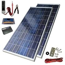 Sunforce 39626 160-Watt High-Efficiency Polycrystalline Solar Power Kit