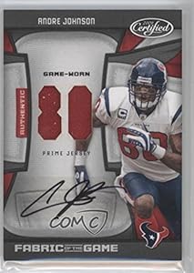 Andre Johnson #8/10 Houston Texans (Football Card) 2009 Certified [???] #7