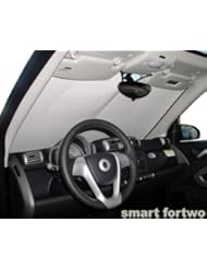Automotive Parts and Accessories: Sunshade for SMART FORTWO COUPE or CONVERTIBLE 2008 2009 2010 2011 2012 2013 HEATSHIELD Windshield Heatshield - HeatShield