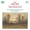 Max Reger: Mozart Variations and Fugues; Mozart Variations Op. 132 / Hiller Variations Op. 100