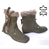 Herbst/Winter 2008/09, styled in Italy Stiefelette, khaki- grün