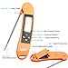 Talking Food Thermometer,Instant Thermometer,Best Quick Read Digital Cooking Thermometer for All Food, Grill, BBQ and Candy with Lighting LCD Screen and Speaker by iMallcoo (Orange Upgrade Version)