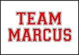 Marcus Name New Computer Mousepad/mouse Pad with Team Marcus