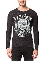 AMERICAN PEOPLE Camiseta Manga Larga Thomson (Negro)