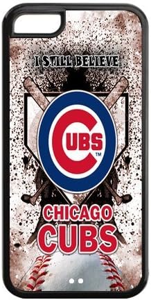 WY-Supplier Custom Case Chicago Cubs iphone 5c Case Cover,Slim-fit Chicago Cubs logo Hard Case Cover for iphone 5c-TPU case
