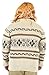 Costume Agent Lebowski Jeffrey The Dude Zip Up Costume Cardigan Sweater Halloween Cosplay Tan
