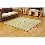 ユニット畳 『フレア』 ナチュラル 82×82×2.3cm（4枚1セット）（中材：低反発ウレタン+フェルト）