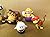 Lot 6 Super Mario Bros Mini Figures Game Figurine Toy Doll Set