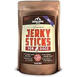 Rocco & Roxie Gourmet Jerky Dog Treats - Slow Smoked, Delicious, Tender AND Healthy 7" Jerky Sticks - Beef - 16 oz. Bag