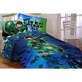 Warner Bros Green Lantern Green Ring Twin Sheet Set