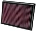 K&N 33-2438 High Performance Replacement Panel Air Filter