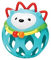 Skip Hop Baby Explore and More Roll Around Toy Rattle for Infants, Hedgehog
