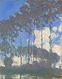 High Quality Polyster Canvas ,the High Resolution Art Decorative Canvas Prints Of Oil Painting 'Claude-Oscar Monet - Poplars On The Epte,1891', 10x13 Inch / 25x32 Cm Is Best For Gift For Relatives And Home Gallery Art And Gifts