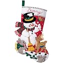 Bucilla Snowman & Friends Stocking Kit [Warning: Choking hazard small parts]