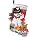 Bucilla Snowman & Friends Stocking Kit [Warning: Choking hazard small parts]