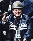 Don Zimmer New York Yankees - Military Hard Helmet - Autographed 16x20 Photograph