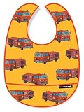 Crocodile Creek Firetruck Baby Bib