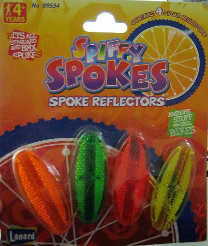 Spiffy Spokes Spoke Reflectors - 4 Pieces