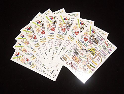 Names of God 3"x4" Glossy Stickers - Set of 10