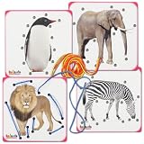 Zoo Animal Lacing Boards