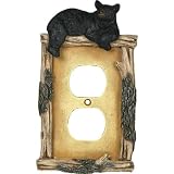 Rivers Edge Products Bear Receptacle Electrical Cover Plate
