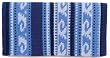 Mayatex Saddle Blanket - Wool Del Mar - Navy and Blue Ice