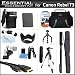 Essential Accessory Kit For Canon EOS Rebel T3 Digital SLR Camera Includes Extended (1500Mah) Replacement LP-E10 Battery + AC/DC Charger + Case + Mini HDMI Cable + Remote Switch + 57