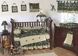 JoJo Designs 9-Piece Baby Crib Bedding Set - Green Camo Military Camouflage Army
