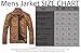 DressForLess Men's Layered Hooded Leather Jacket