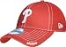 New Era Philadelphia Phillies Neo Fitted Baseball Cap (Scarlet, Small/Medium)