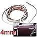 3m Silver Car Grille Exterior Chrome Styling Decoration Moulding Trim Strip 4mm
