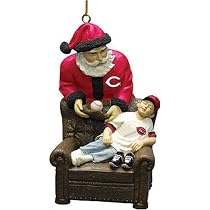 Cincinnati Reds MLB "Santa's Gift" Tree Ornament