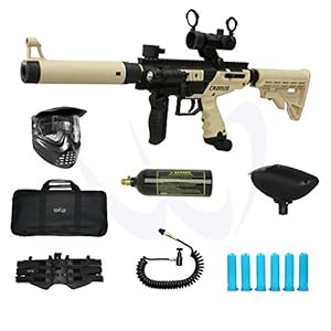 Tippmann Cronus Tactical - Tan - M-FTDMRG130 Paintball Gun Deluxe Pack