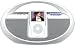 iLive IBR2807DP iPod Docking System/Boombox with Speakers, AM/FM Radio in White