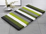 Kleine Wolke 5407601360 Badteppich Bilbao 60 x 100 cm mooshellgr�n