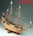 Corel 1/100 Scale La Couronne Plank-on-Bulkhead Wooden Kit