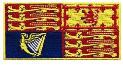 Queen Elizabeth II Royal Standard Flag Embroidered Patch United Kingdom Sovereign British England UK Great Britain Iron-On Emblem