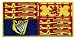 Queen Elizabeth II Royal Standard Flag Embroidered Patch United Kingdom Sovereign British England UK Great Britain Iron-On Emblem