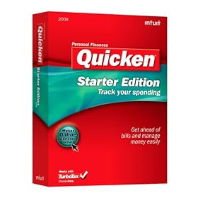 Click here to buy Quicken Starter Edition 2009.